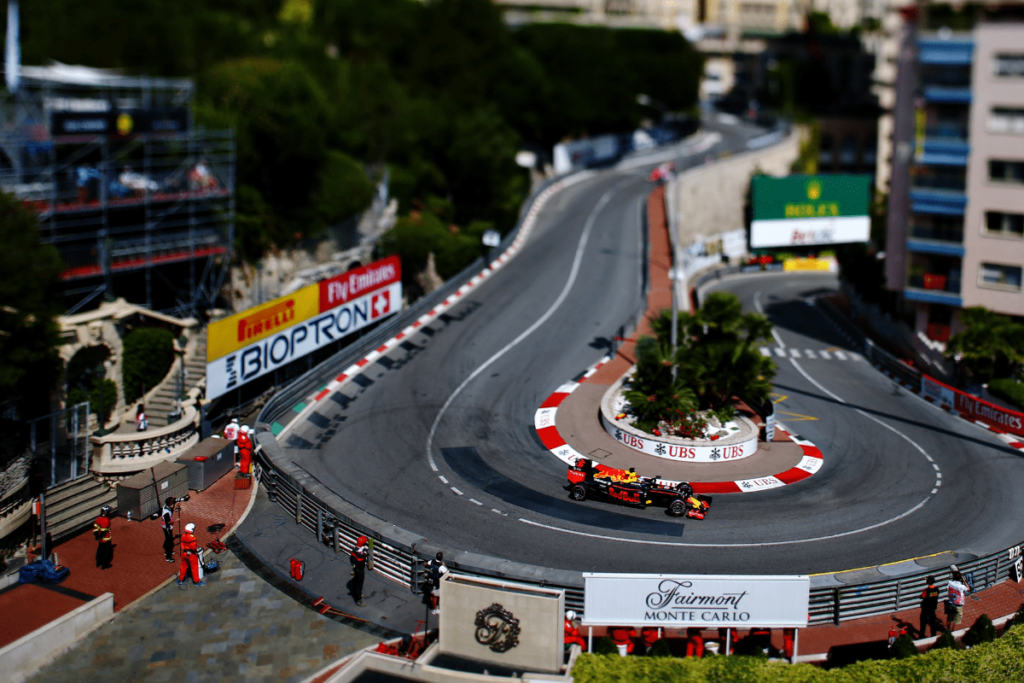 Virage du circuit de Monaco lors du Grand Prix