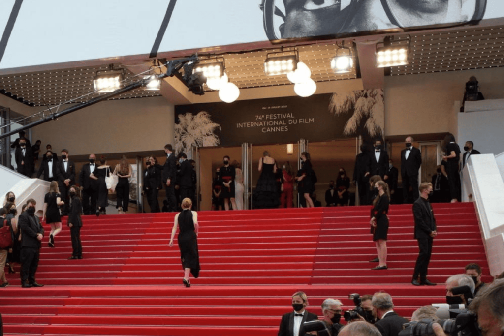 Tapis rouge au festival de Cannes